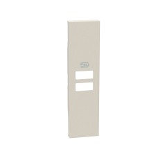 Лицевая панель Bticino KМ13C Living Now для двойной USB зарядки 1 модуль песочный