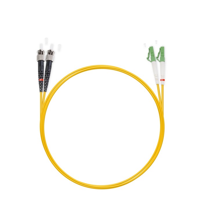 Патч Корд Оптоволоконный LC/APC-ST/UPC SM 9/125 Duplex 3.0мм 1 м