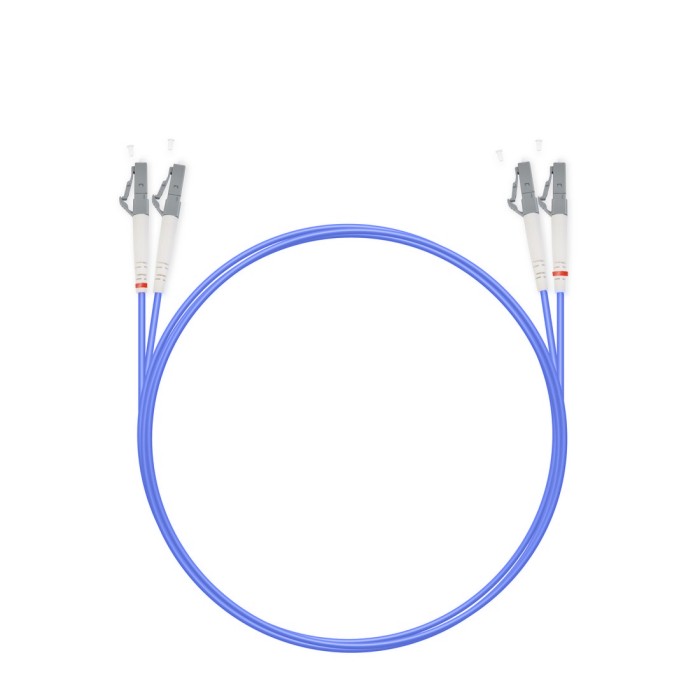 Патч Корд Оптоволоконный LC/UPC-LC/UPC MM OM4 50/125 Duplex 3.0мм 1 м