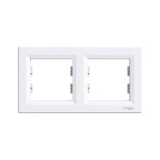 Рамка горизонтальная SE EPH5800221 Asfora 2 постовая белый