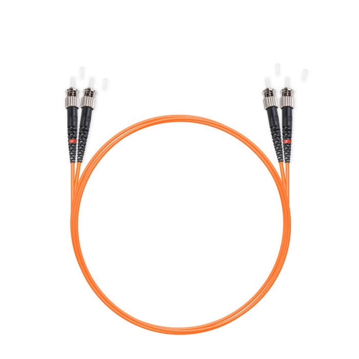 Патч Корд Оптоволоконный ST/UPC-ST/UPC MM OM2 50/125 Duplex 3.0мм 1 м
