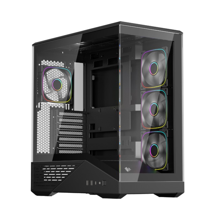 Компьютерный корпус 1STPLAYER FIREBASE GM7 Black без Б/П