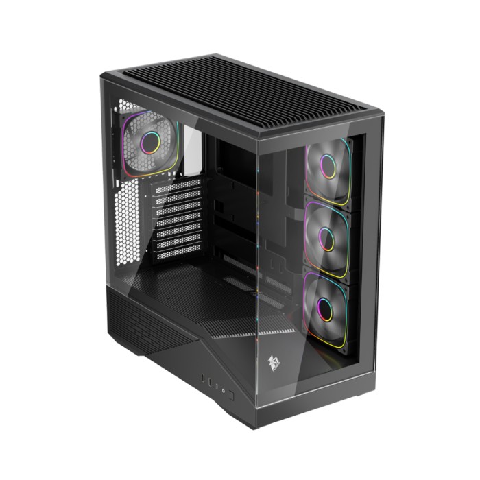 Компьютерный корпус 1STPLAYER FIREBASE GM7 Black без Б/П
