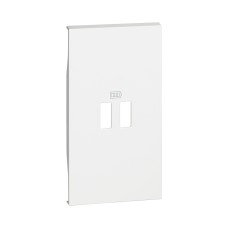 Лицевая панель Bticino KW12C Living Now для заряд.уст-в USB 2 модуль белый