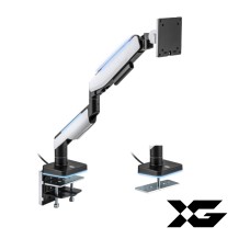Настольный кронштейн с газлифтом XG MGG-1749 white для 1 монитора (17"-49") Белый