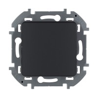 Переключатель одноклавишный Legrand Inspiria 673653 10 AX 250 В антрацит