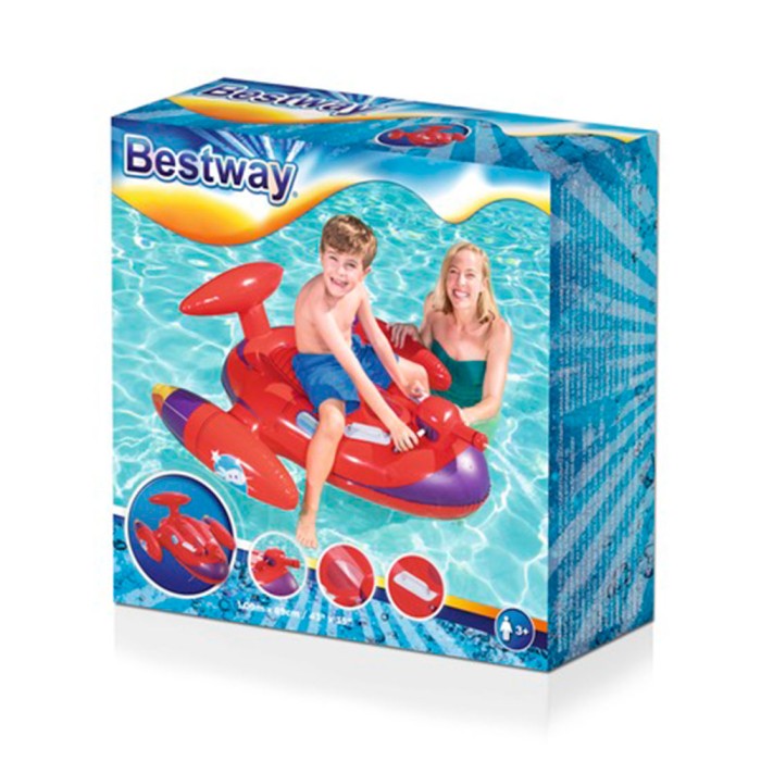 Надувная игрушка Bestway 41100 в форме космолёта для плавания