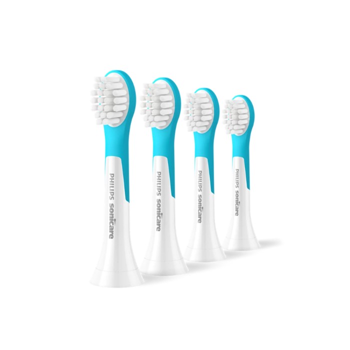 Стандартные насадки для звуковой зубной щетки для детей 3+ Philips Sonicare for Kids HX6034/90 4шт