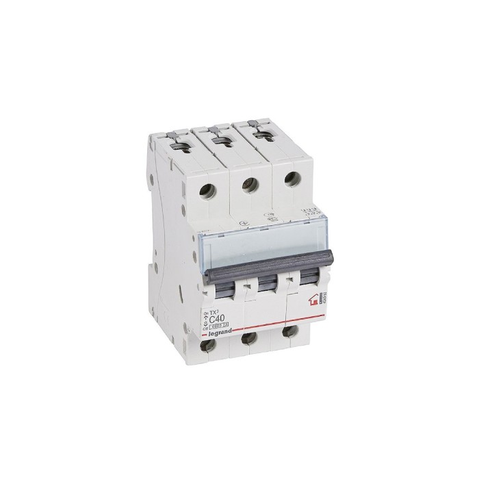Автоматический выключатель Legrand 404060 3П C 40A TX3 6000 6kA