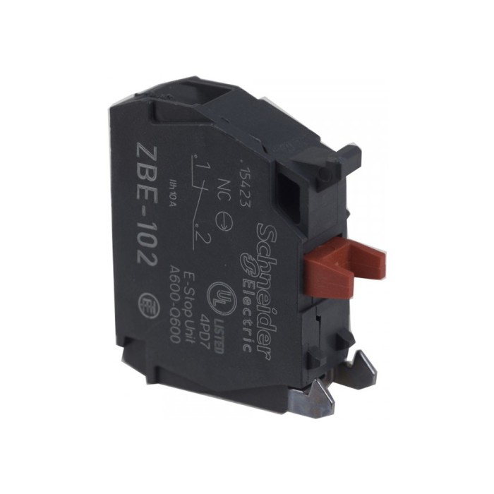 Блок контак SE ZBE102 с клемм.заж.под винт 1НЗ