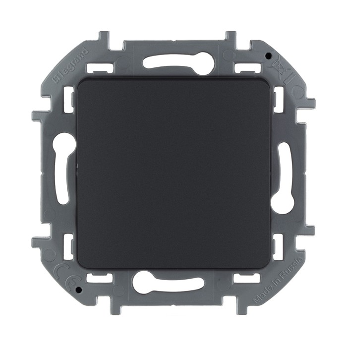 Переключатель одноклавишный Legrand Inspiria 673653 10 AX 250 В антрацит