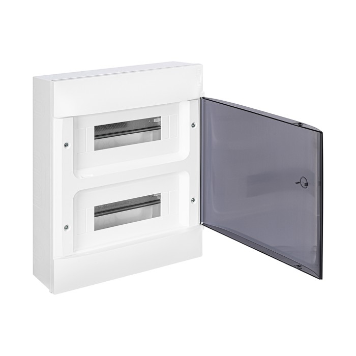 Щит навесной Legrand Practibox S 2х12 IP40 Дымчатая дверь