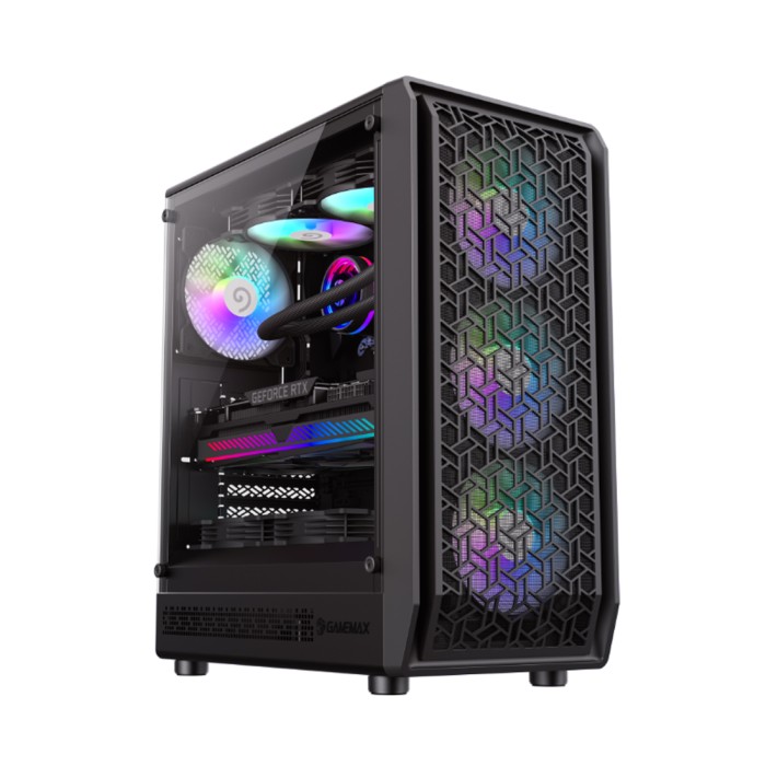 Компьютерный корпус Gamemax FORGE AB Black без Б/П
