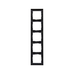 Рамка декор. универсальная 5-постовая Suno Антрацит