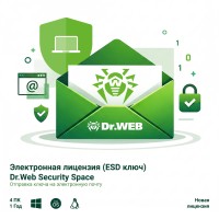 Электронная лицензия (ESD ключ) Dr.Web Security Space 12М 4 ПК новая