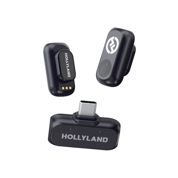 Петличный микрофон Hollyland Lark A1 Duo Черный