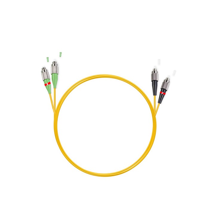 Патч Корд Оптоволоконный FC/UPC-FC/APC SM 9/125 Duplex 2.0мм 1 м