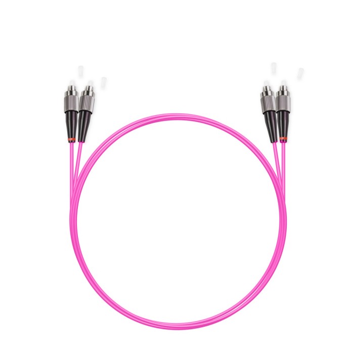 Патч Корд Оптоволоконный FC/UPC-FC/UPC MM OM4 50/125 Duplex 3.0мм 1 м