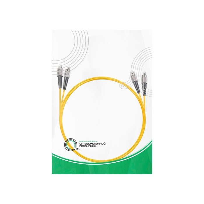 Патч Корд Оптоволоконный FC/UPC-FC/UPC SM 9/125 Duplex 3.0мм 1 м