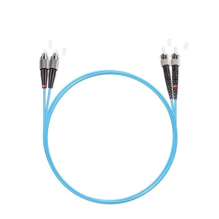 Патч Корд Оптоволоконный FC/UPC-ST/UPC MM OM3 50/125 Duplex 3.0мм 1 м