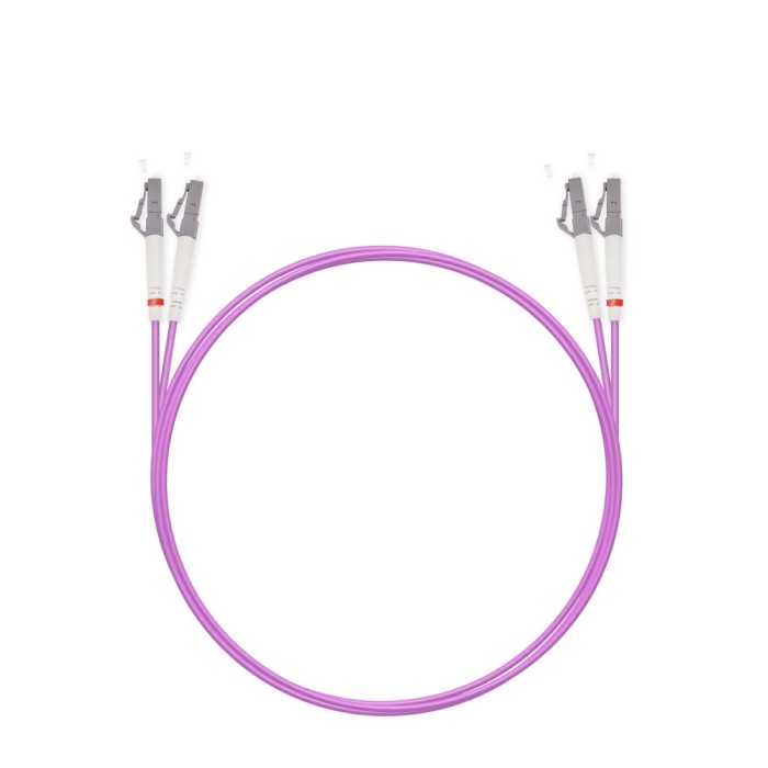 Патч Корд Оптоволоконный LC/UPC-LC/UPC MM OM3 50/125 Duplex 3.0мм 1 м