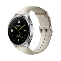 Кожаный ремешок Xiaomi Watch Leather Strap White