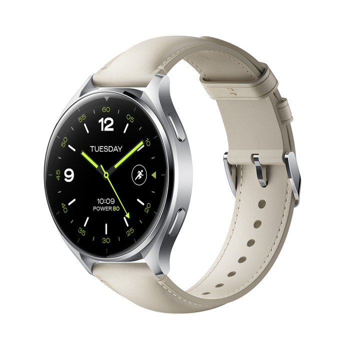 Кожаный ремешок Xiaomi Watch Leather Strap White