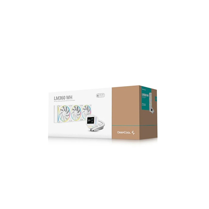 Кулер с водяным охлаждением Deepcool LM360 WH