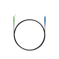 Абонентский FTTH Патч Корд SС/UPC-SC/APC SM 1 м Black усил
