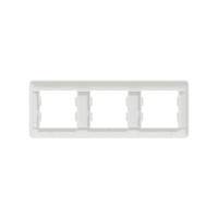 Рамка горизонтальная SE EPH5805321 Asfora EM 3 постовая белый