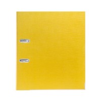 Папка-регистратор Deluxe с арочным механизмом, Office 2-YW5, А4, 50 мм, жёлтый
