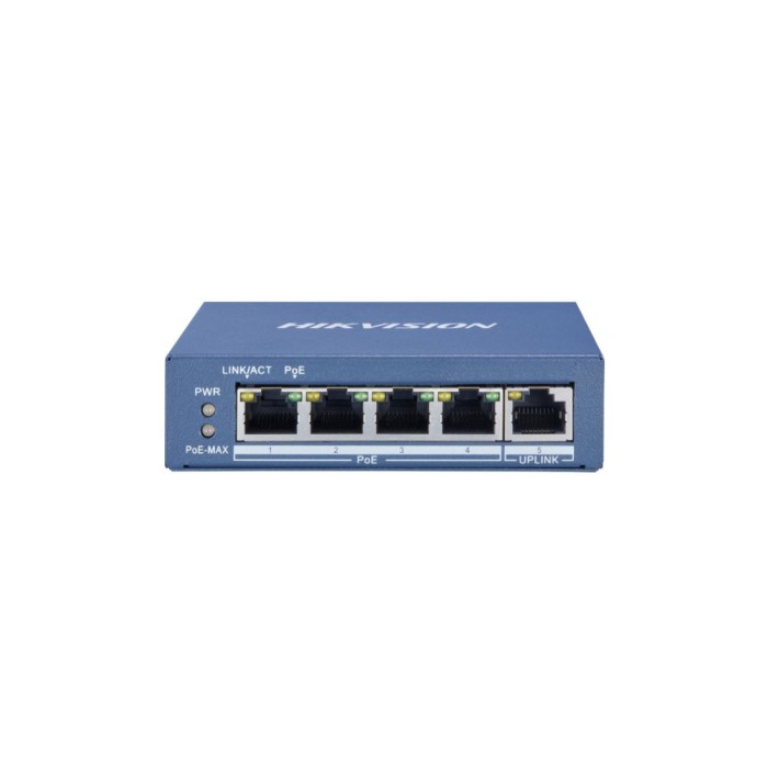 Коммутатор Hikvision DS-3E0505P-E(B)