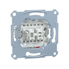 Переключатель мех-м MERTEN MTN3126-0000 D-Life 2 клавишный