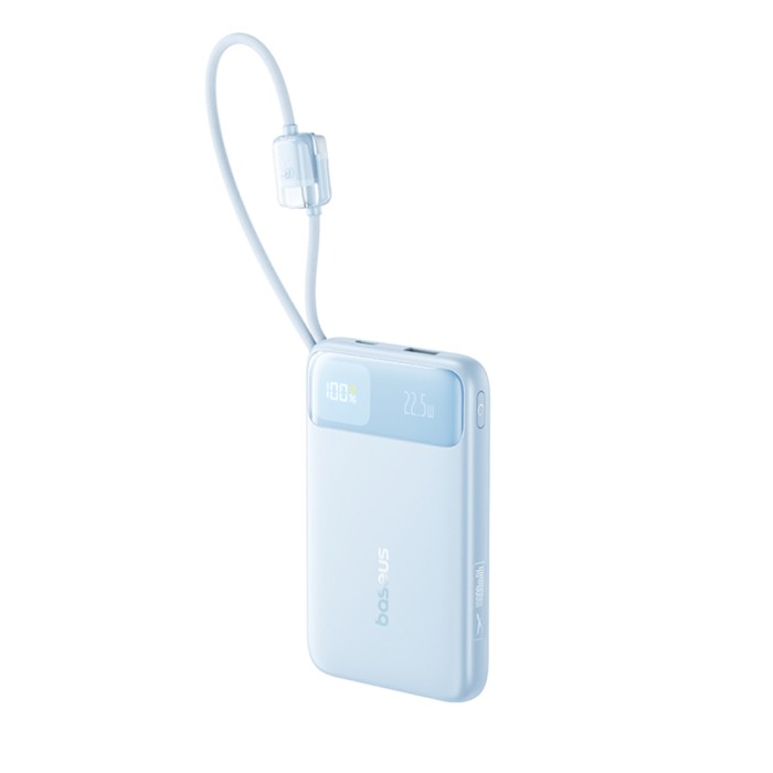 Портативный внешний аккумулятор Baseus EnerFill FC11 10000mAh 22.5W Blue (E0027R06)