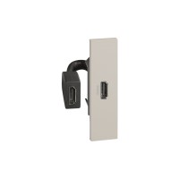 Лицевая панель Bticino KМ14 Living Now для розетки HDMI 1 модуль песочный