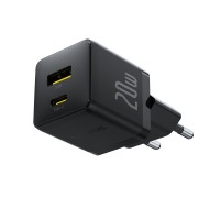 Адаптер питания Baseus Palm C+U 20W Black (P10111608113-00)