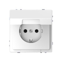 Розетка мех-м MERTEN MTN2310-6035 D-Life 16А с крышкой белый лотос