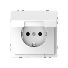 Розетка мех-м MERTEN MTN2310-6035 D-Life 16А с крышкой белый лотос