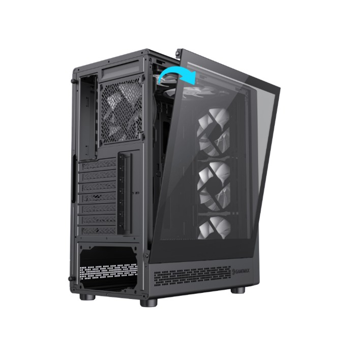 Компьютерный корпус Gamemax Storm 2 AB Black без Б/П