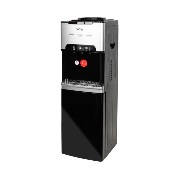 Кулер для воды напольный SVC Aqua series 98ESA Black
