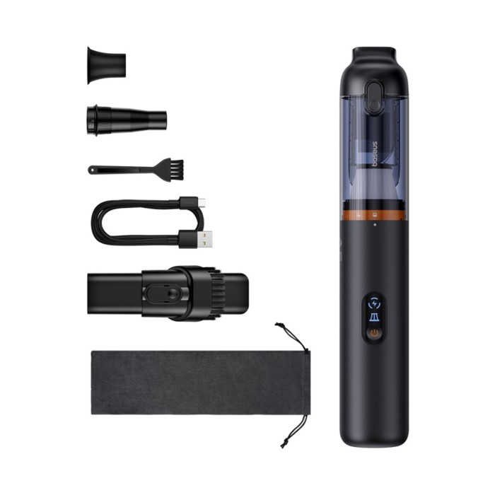 Автомобильный пылесос Baseus A5 Air 12000Pa Black (C30459500111-02)