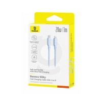 Интерфейсный кабель Baseus Silky Type-C to iP 20W 1m Blue (P10377700313-00)