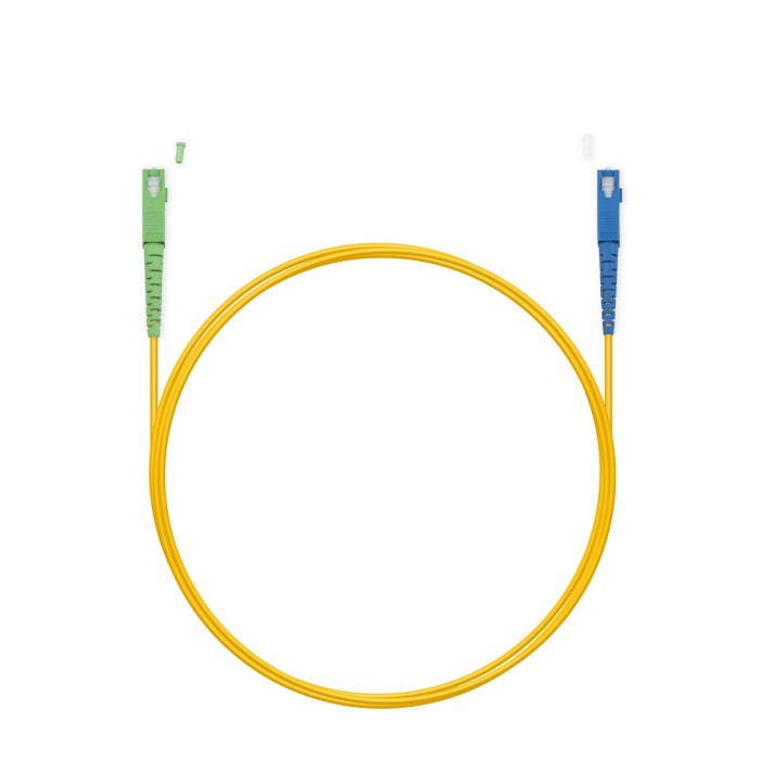 Патч Корд Оптоволоконный SC/UPC-SC/APC SM 9/125 Simplex 3.0мм 1 м
