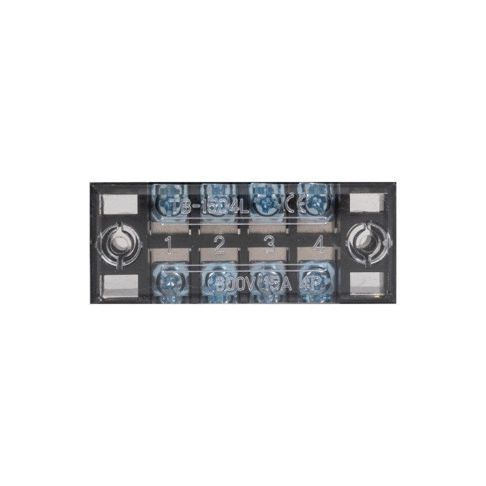 Колодка клеммная карболитовая Deluxe TB - 1504 (15A 4P)