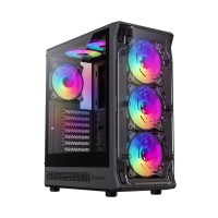 Компьютерный корпус Gamemax Starlight 2 AB Black без Б/П