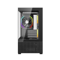 Компьютерный корпус 1STPLAYER AU6 Black без Б/П