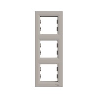 Рамка вертикальная SE EPH5810369 Asfora 3 постовая бронза