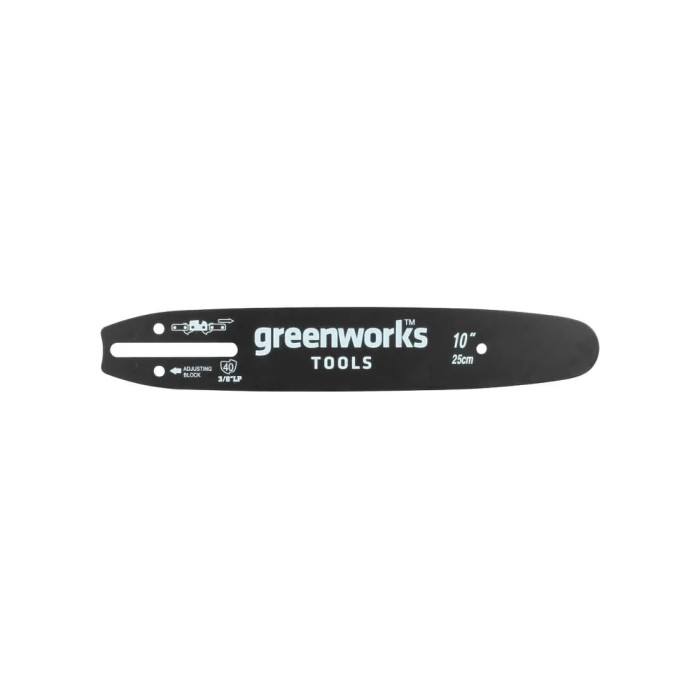 Шина для пилы Greenworks 2947207 25 см