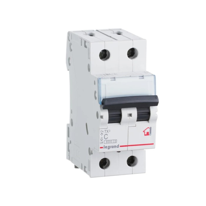Автоматический выключатель Legrand 404046 2П C 40A TX3 6000 6kA