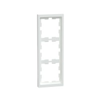 Рамка MERTEN MTN4030-6535 D-Life 3 постовая белый лотос